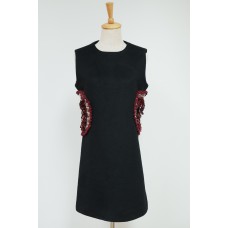 A011 Celine黑色露腰連身裙
