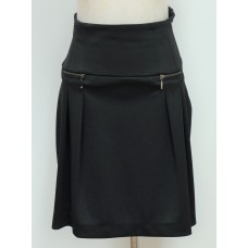 A047 Zara Basic黑色半截短裙